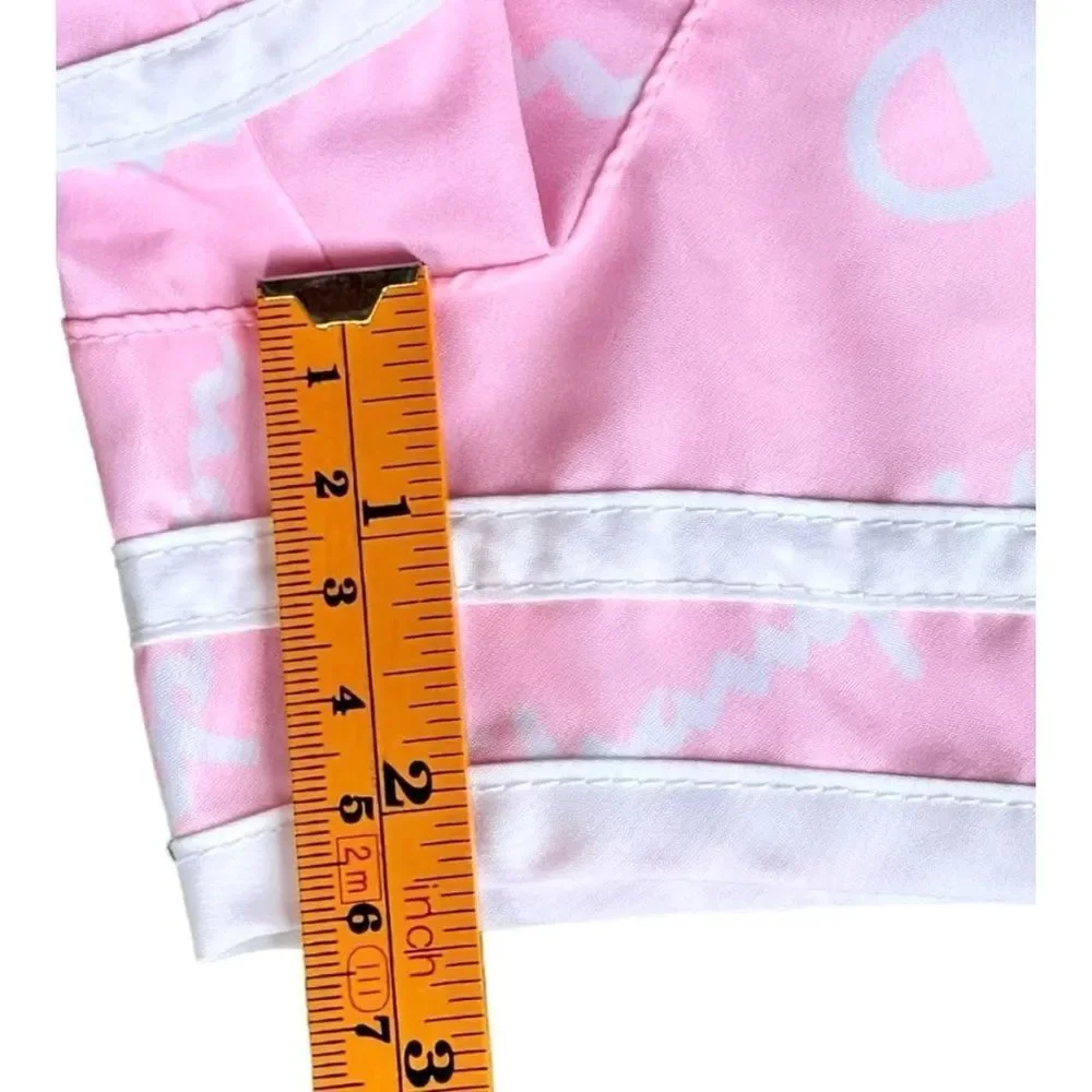 Champion Girls Toddler Kids Pink Lined Lightweight Athletic Logo Shorts. 2. 2T.
